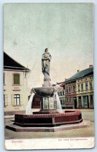 Stendal Saxony-Anhalt Germany Postcard The New Spring Temple c1910 Antique