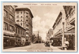 1922 Printing Co. Commerce Street San Antonio Texas TX Antique Posted Postcard 