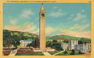 USA The Campanile University Of California Berkeley California Linen 03.34