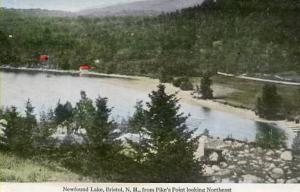 NH - Bristol. Newfound Lake from Pike's Point