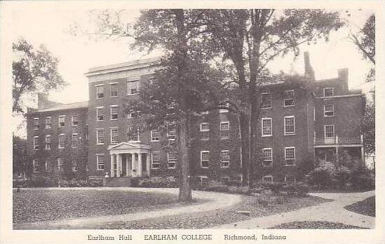 Indiana Richmond Earlham Hall Earlham College Albertype