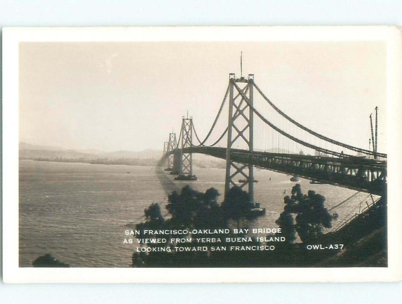 Pre-1942 rppc NICE VIEW San Francisco California CA i6108