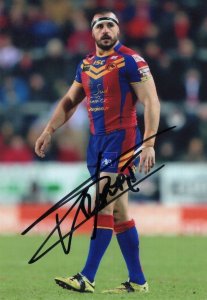 Vincent Duport Toulouse French Catalan Dragons Rugby Hand Signed Photo