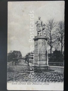 c1904 - South African War Memorial, ALLOA - postmark ALLOA cds