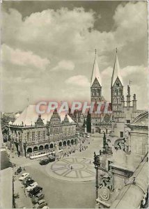 Modern Postcard Bremen Marktplatz