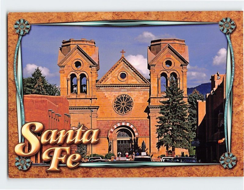 Postcard Cathedral Of Saint Francis De Assisi, Santa Fe, New Mexico