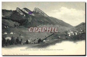 Old Postcard Route Grande Chartreuse St Pierre de Chartreuse and the great Son