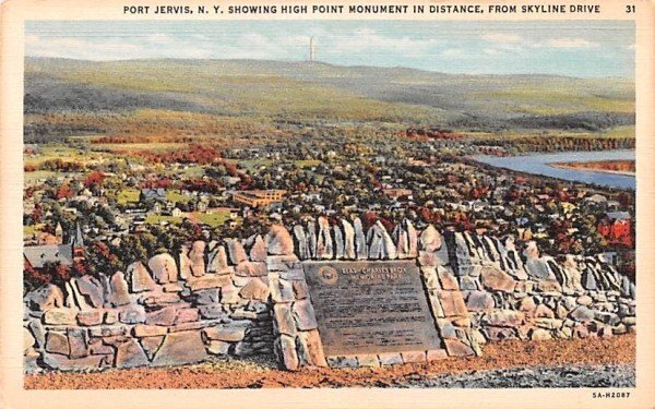 High Point Monument in Port Jervis, New York