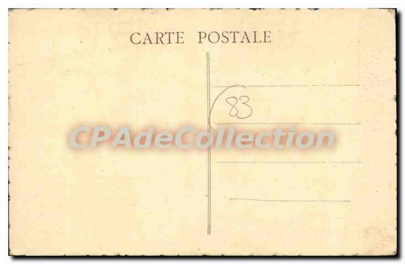 Postcard Old Ste Maxime Var Sea View Gulf background