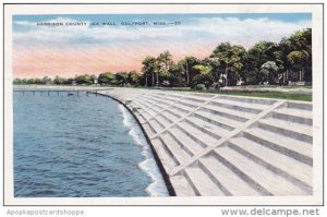 Mississippi Gulfport Harrison County Sea Wall