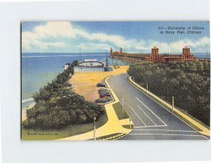 Postcard University of Illinois at Navy Pier, Chicago, Illinois