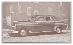 Postcard 1949 DE SOTO 4-Door Sedan Dealer Advertising Card