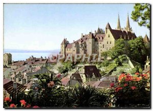 Modern Postcard Neuchatel pearl Jura Switzerland castle general view