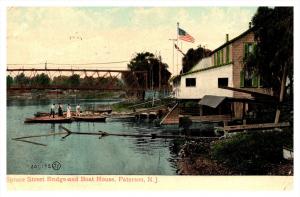 6730  NJ Paterson  Spruce Street Bridge and Boat House