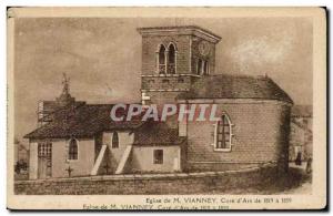 Postcard Old Vianney Cure d & # 39Ars Church Vianney Cure 1819 1859