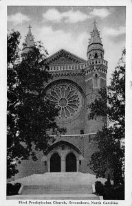 First Presbyterian Church Greensboro, North Carolina NC  