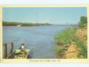 Pre-1980 BRIDGE SCENE Cairo Illinois IL HJ0698