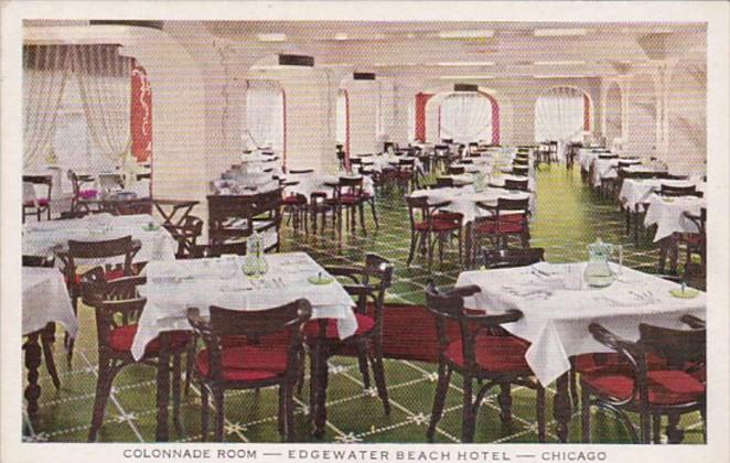 Illinois Chicago Edgewater Beach Hotel The Colonnade Room