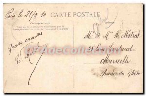 Postcard Old Paris Panorama Towards The Pantheon