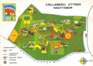 BC60083 Maps Cartes geographiques Csilleberci Uttoro Nagytabor