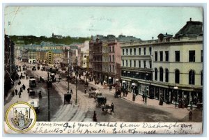 1906 St. Patrick Street Statio Bene Fida Carinis Logo Cork Ireland Postcard