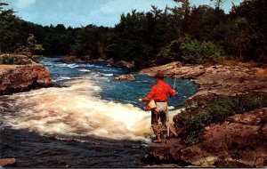 Fishing On The Rocks