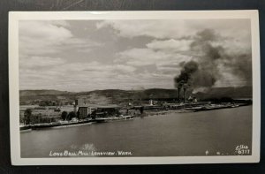 Mint Vintage Long Bell Mill Longview Washington Ellis Real Photo Postcard RPPC