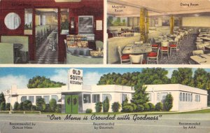 Fort Smith Arkansas Old South Restaurant Vintage Postcard AA58299