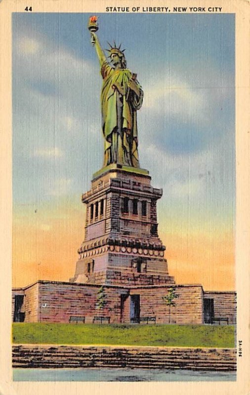 Statue of Liberty New York City, USA 1938 