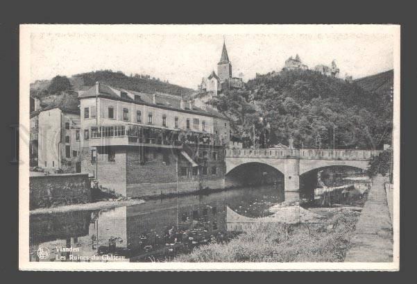 084333 LUXEMBOURG Vianden Les Ruines du Chateau Vintage PC