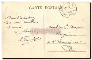 Old Postcard Lyon Pont Lafayette Seagulls Birds