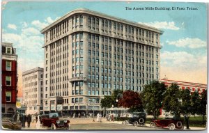 Postcard TX El Paso Anson Mills Building