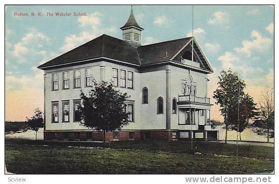 The Webster School, Hudson, New Hampshire, 1900-1910s
