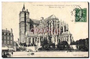 Old Postcard Le Mans Cathedral Choir