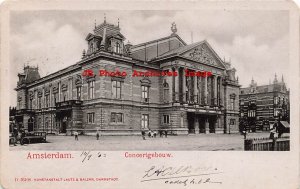 Netherlands, Amsterdam, Concertgebouw, Exterior View, Kunstanstalt Lautz, Stamp