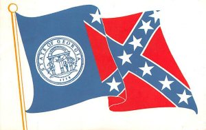 Georgia State Flag Postcard