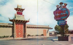 1950s Nevada Las Vegas Fong's Garden Chinese Restaurant Postcard 22-11493