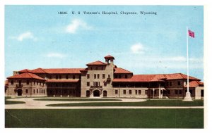 Postcard WY Cheyenne - US Veterans Hospital