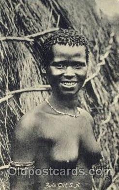 Zulu Girl, S.A. African Nude Unused 