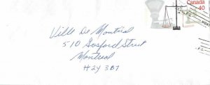 Entier Postal Stationery Postal Justice Canada Montreal Balance