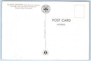 CARACAS, VENEZUELA ~ Night Neon HOTEL TAMANACO Swimming Pool 4x6 Postcard