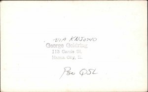 Peoria Heights IL Put's Radio Sales Pickup Truck Ford?CN Dealer Card/Postcard