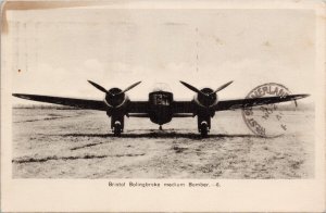 Bristol Bolingbroke Bomber 1940s Victoria & Summerland BC Cancels Postcard H61