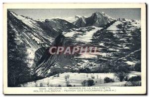 Old Postcard Valloire Gorges Valloirette Route d & # 39Albanne Perron Encombres