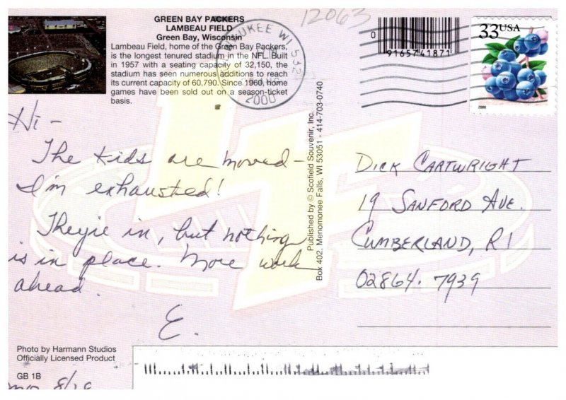 Wisconsin Green Bay Packers  Lambeau Field