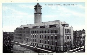 Ashland, Wisconsin - A view of St. Joseph Hospital - c1920