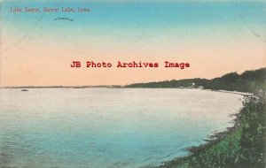 IA, Storm Lake, Iowa, Lake Scene, 1910 PM, AM Simon Pub No 13358
