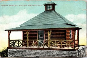 Postcard Powder Magazine Old Fort Hamilton, Ohio