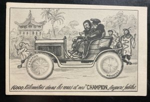 Mint Belgium Advertising Picture Postcard China Champion Tires