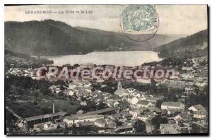 Old Postcard Gerardmer The City And The Lake